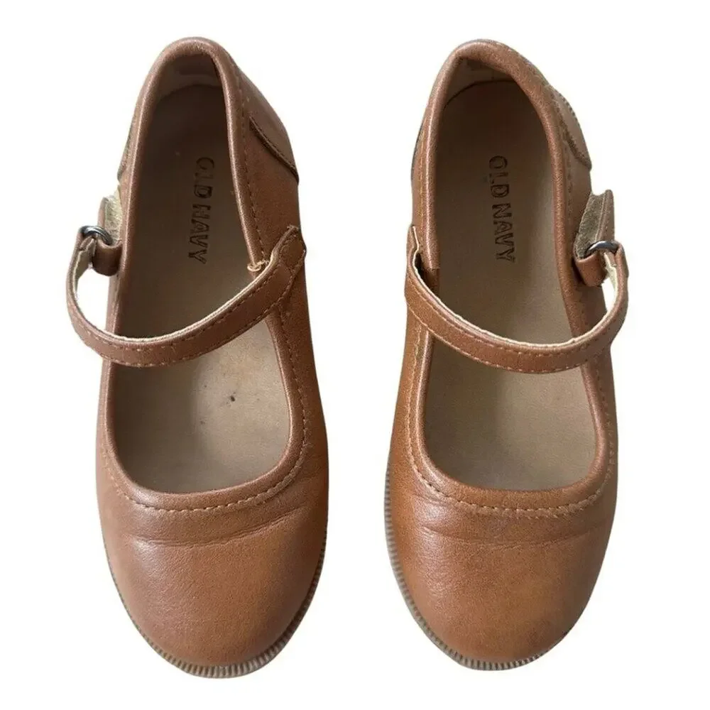 Old Navy Mary Jane Shoes Camel 9